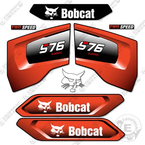 flame decals for skid steer|bobcat decal kit.